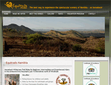 Tablet Screenshot of equitrails.org